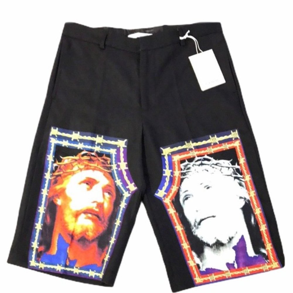 NWT GIVENCHY Jesus Printed Men’s Shorts